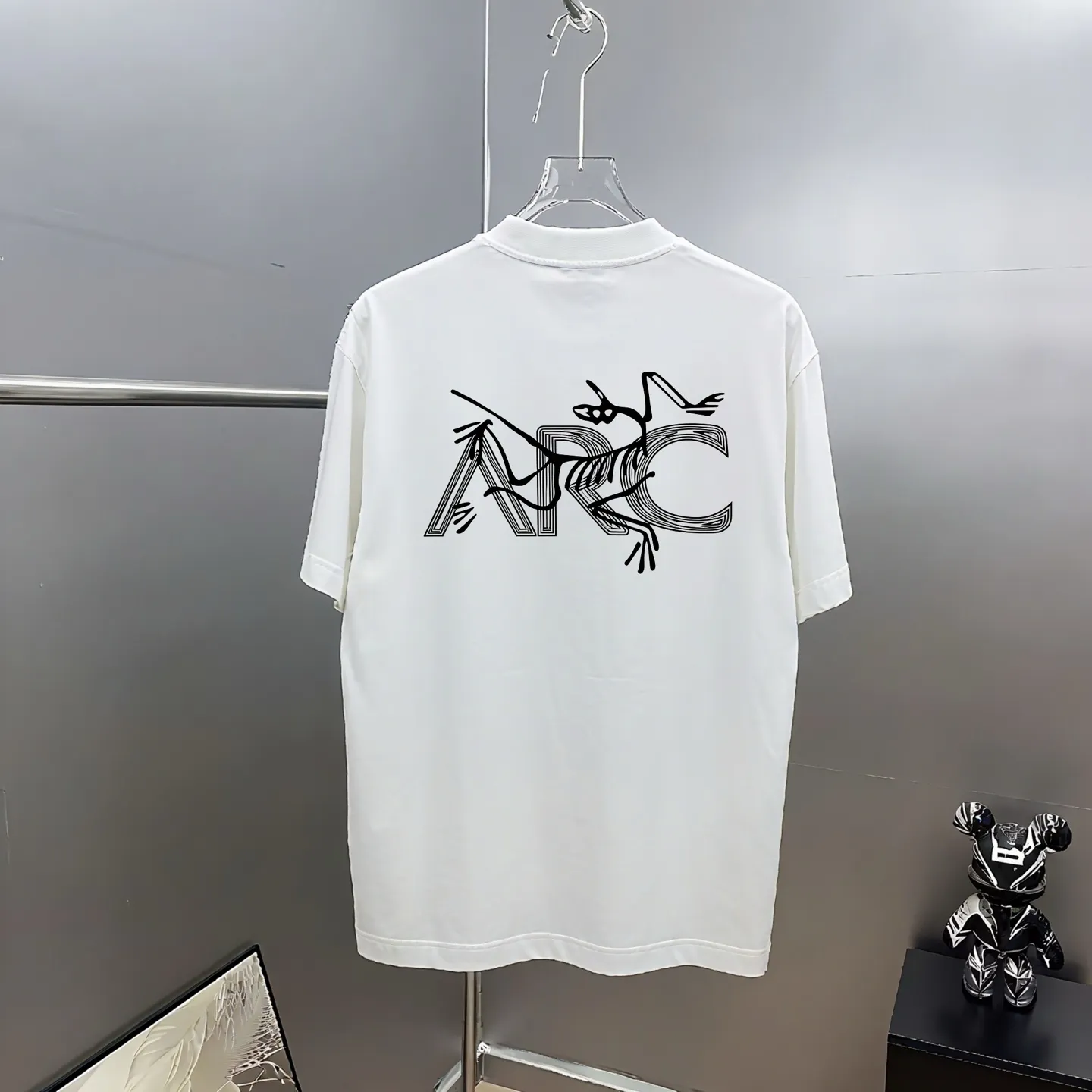 Arc～ 《 》 ， ， tee ， Same Style ， : Black White Coffee Brown Size：S（90-130 ） M（125-150 ） L（135-165 ） XL（160-190 ） XXL（185 ）